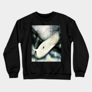 Moby Dick Abstract Painting Crewneck Sweatshirt